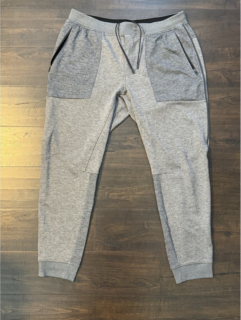 Lululemon Tech Jogger Heather Gray Men’s XXL Tapered Stretch Pants LM5A04S